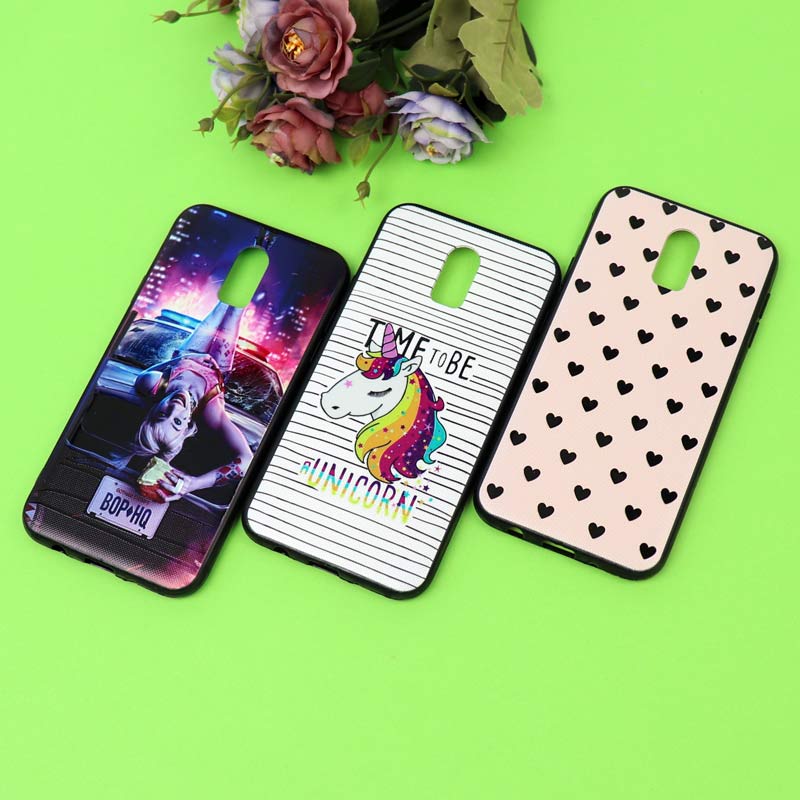 قاب فانتزی برجسته دخترانه سامسونگ J7 Pro سری 7