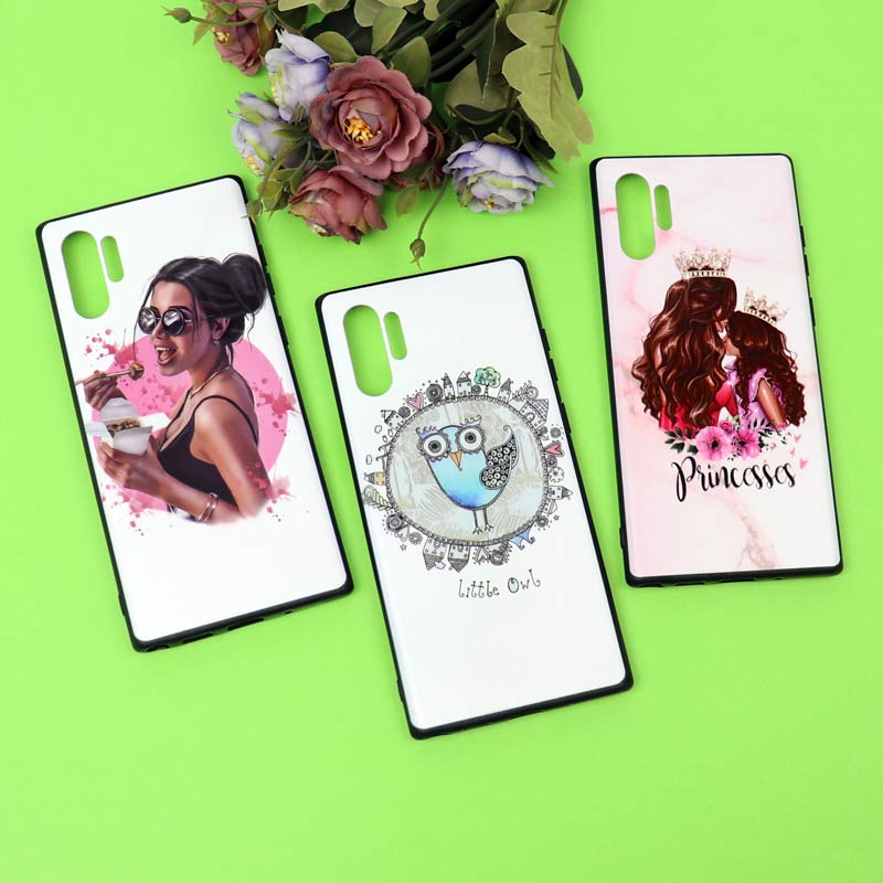 قاب فانتزی برجسته دخترانه سامسونگ Note 10 Plus سری 7