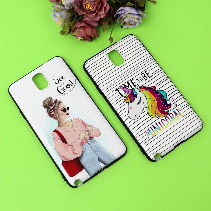 قاب فانتزی برجسته دخترانه سامسونگ Note 3 سری 7