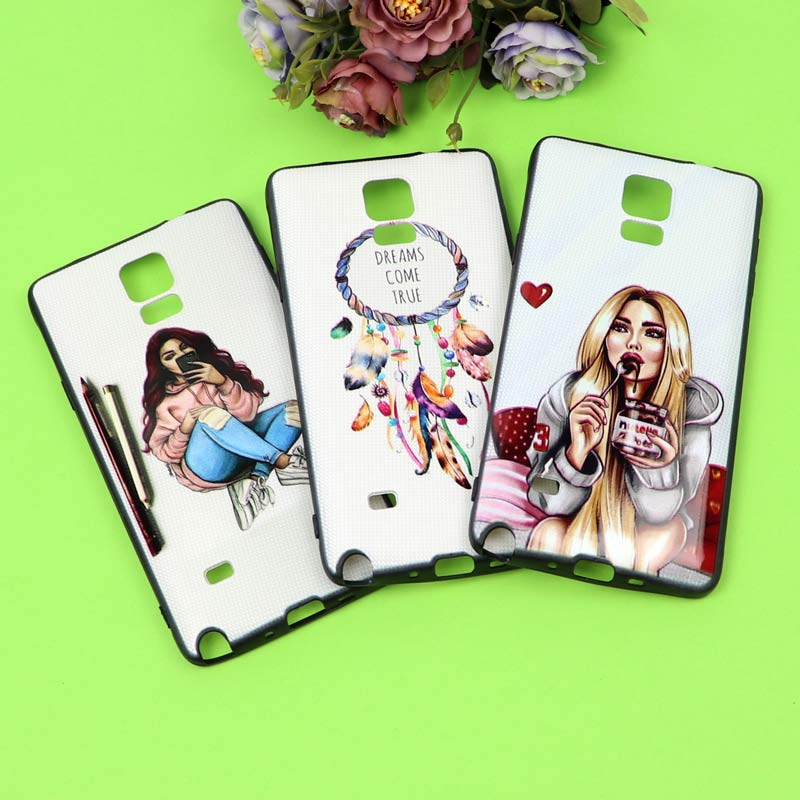قاب فانتزی برجسته دخترانه سامسونگ Note 4 سری 7