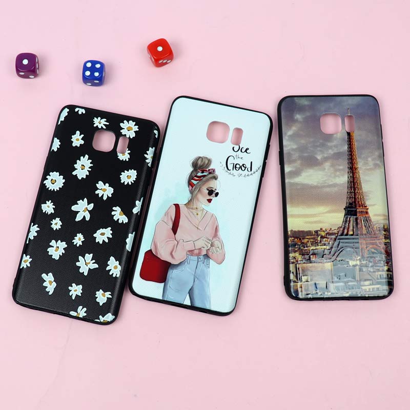 قاب فانتزی برجسته دخترانه سامسونگ Note 5 سری 7