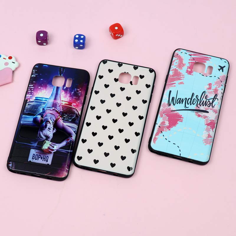 قاب فانتزی برجسته دخترانه سامسونگ Note 5 سری 7
