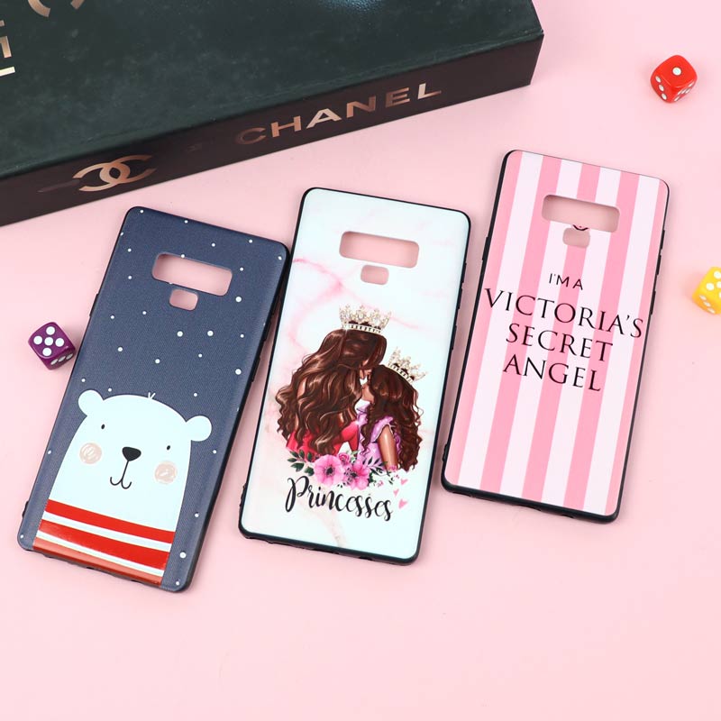 قاب فانتزی برجسته دخترانه سامسونگ Note 9 سری 7