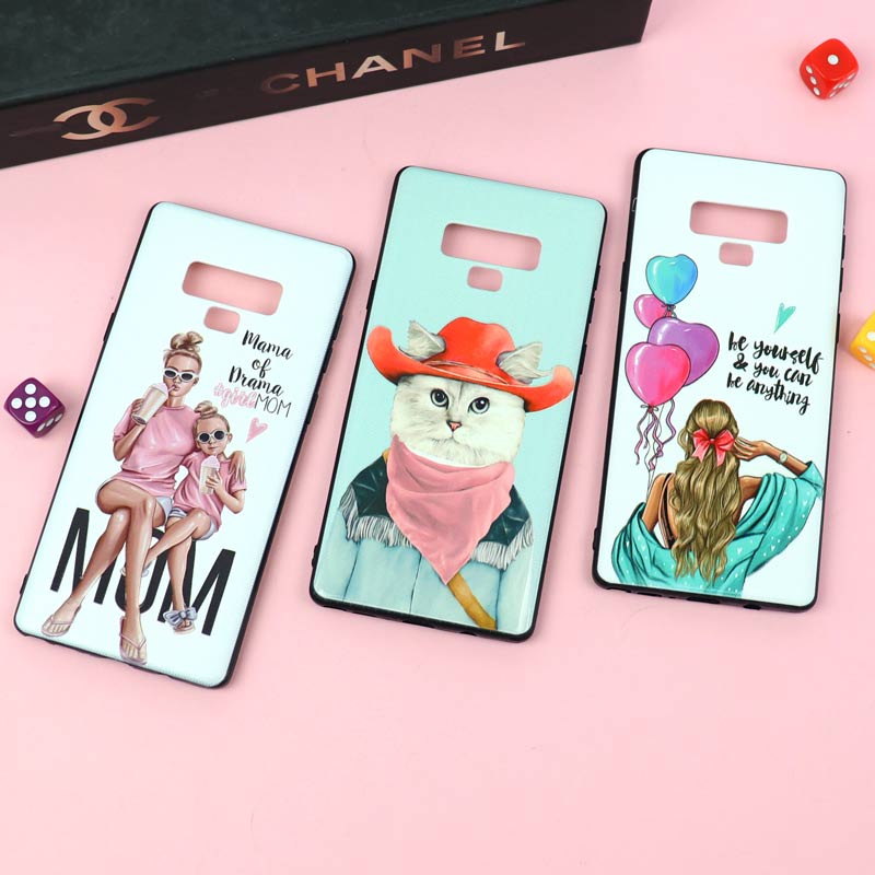 قاب فانتزی برجسته دخترانه سامسونگ Note 9 سری 7