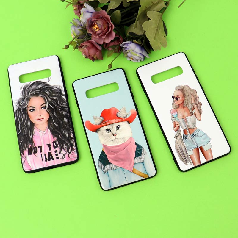 قاب فانتزی برجسته دخترانه سامسونگ S10 Plus سری 7