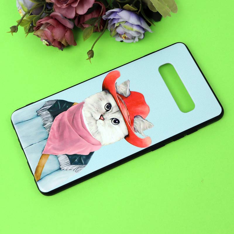 قاب فانتزی برجسته دخترانه سامسونگ S10 Plus سری 7