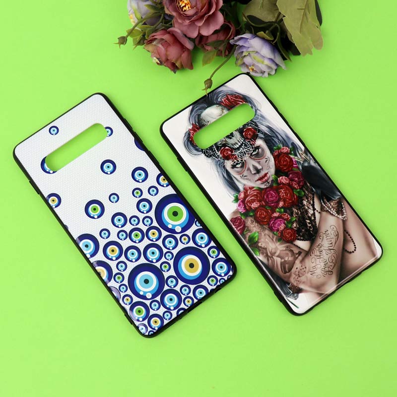 قاب فانتزی برجسته دخترانه سامسونگ S10 Plus سری 7