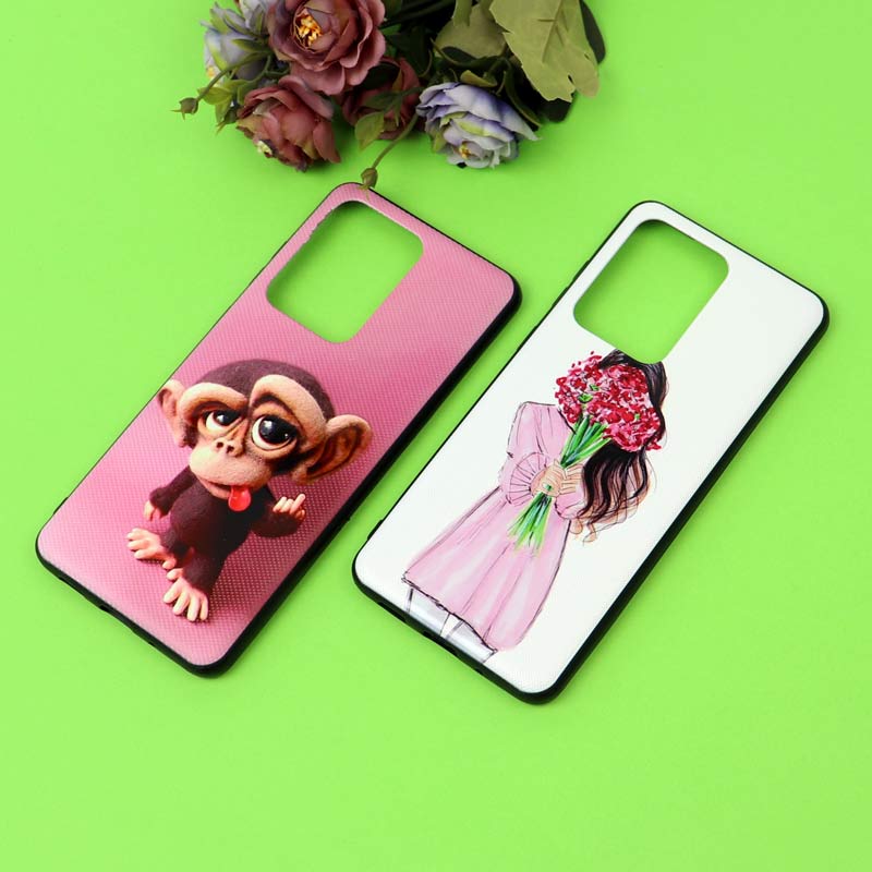 قاب فانتزی برجسته دخترانه سامسونگ S20 Plus سری 7