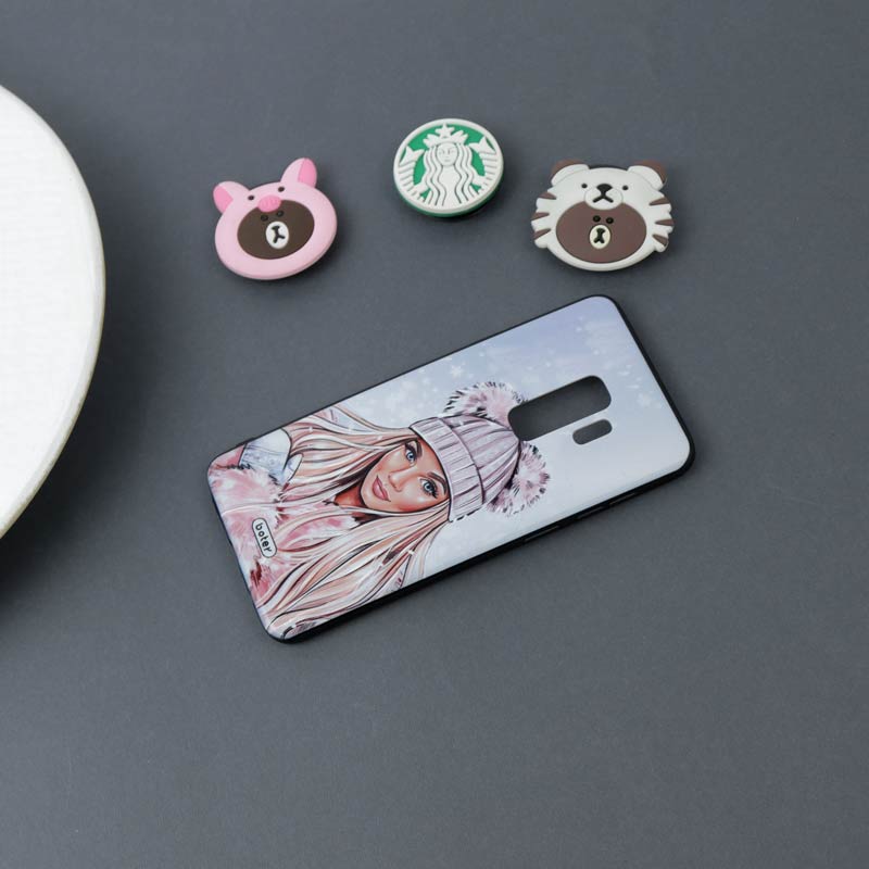قاب فانتزی برجسته دخترانه سامسونگ S6 Plus سری 6