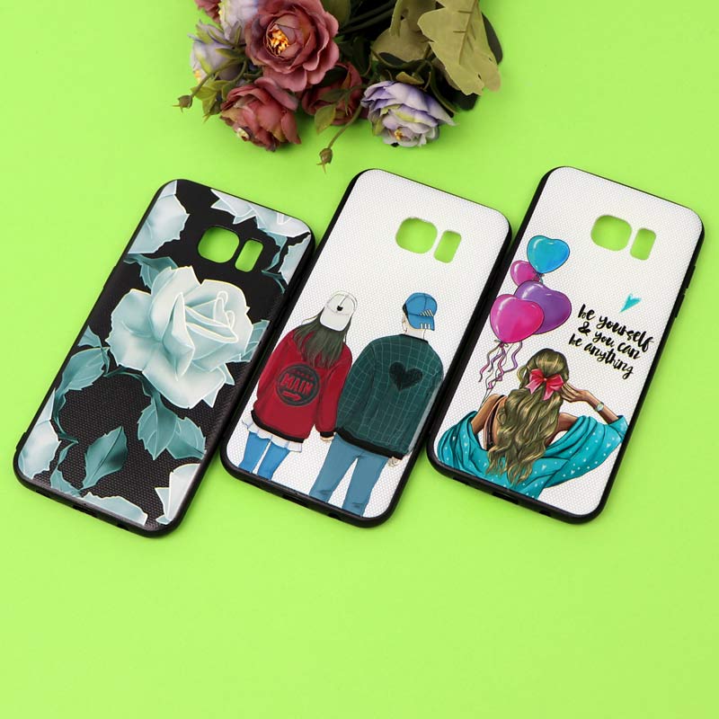 قاب فانتزی برجسته دخترانه سامسونگ S7 Edge سری 7