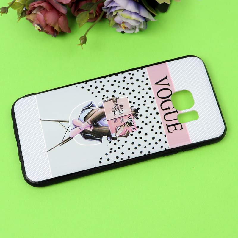 قاب فانتزی برجسته دخترانه سامسونگ S7 Edge سری 7