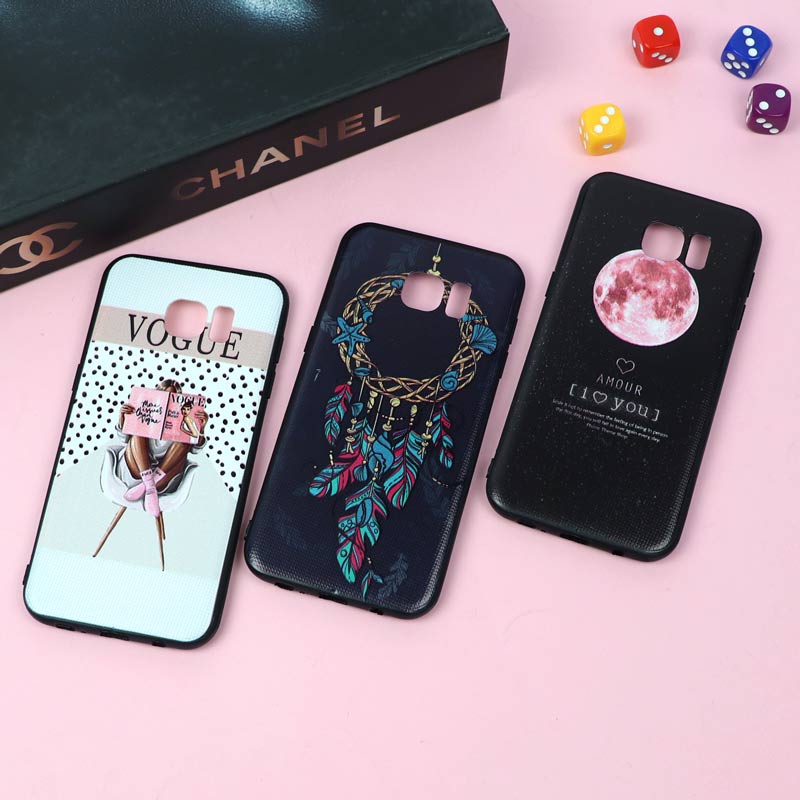 قاب فانتزی برجسته دخترانه سامسونگ S7 Edge سری 7