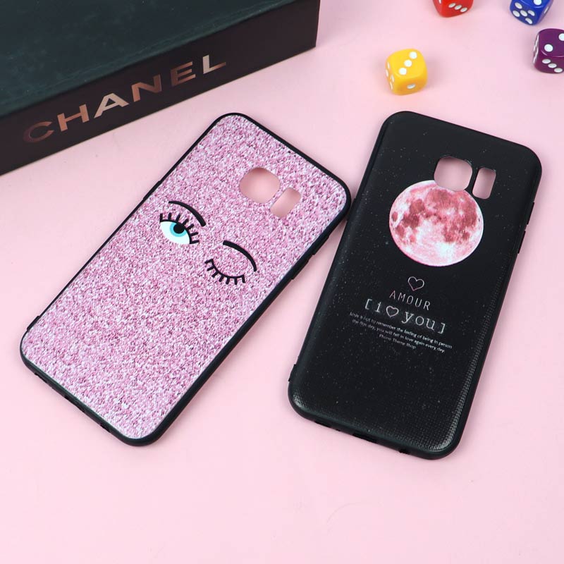 قاب فانتزی برجسته دخترانه سامسونگ S7 Edge سری 7