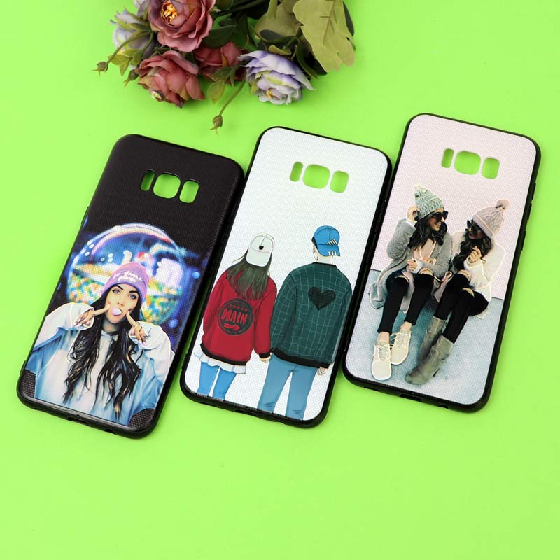 قاب فانتزی برجسته دخترانه سامسونگ S8 Plus سری 7