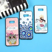 قاب فانتزی برجسته دخترانه سامسونگ S8 Plus سری 6