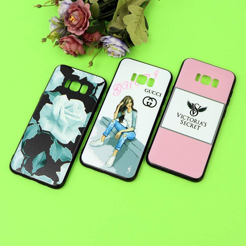 قاب فانتزی برجسته دخترانه سامسونگ S8 Plus سری 7