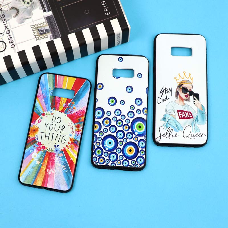 قاب فانتزی برجسته دخترانه سامسونگ S8 Plus سری 6