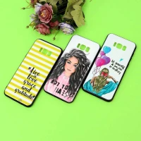 قاب فانتزی برجسته دخترانه سامسونگ S8 Plus سری 7