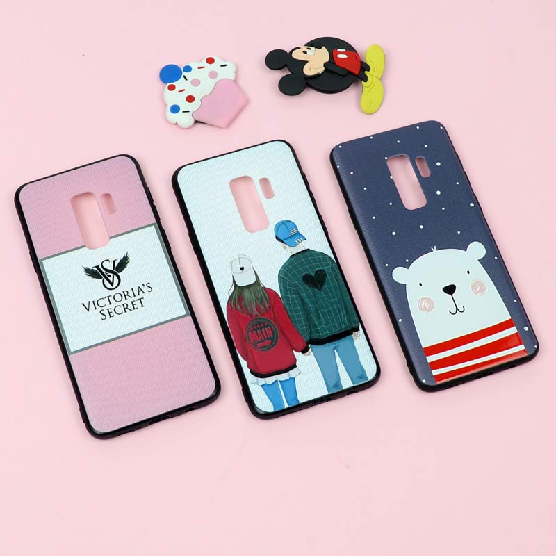 قاب فانتزی برجسته دخترانه سامسونگ S9 Plus سری 7