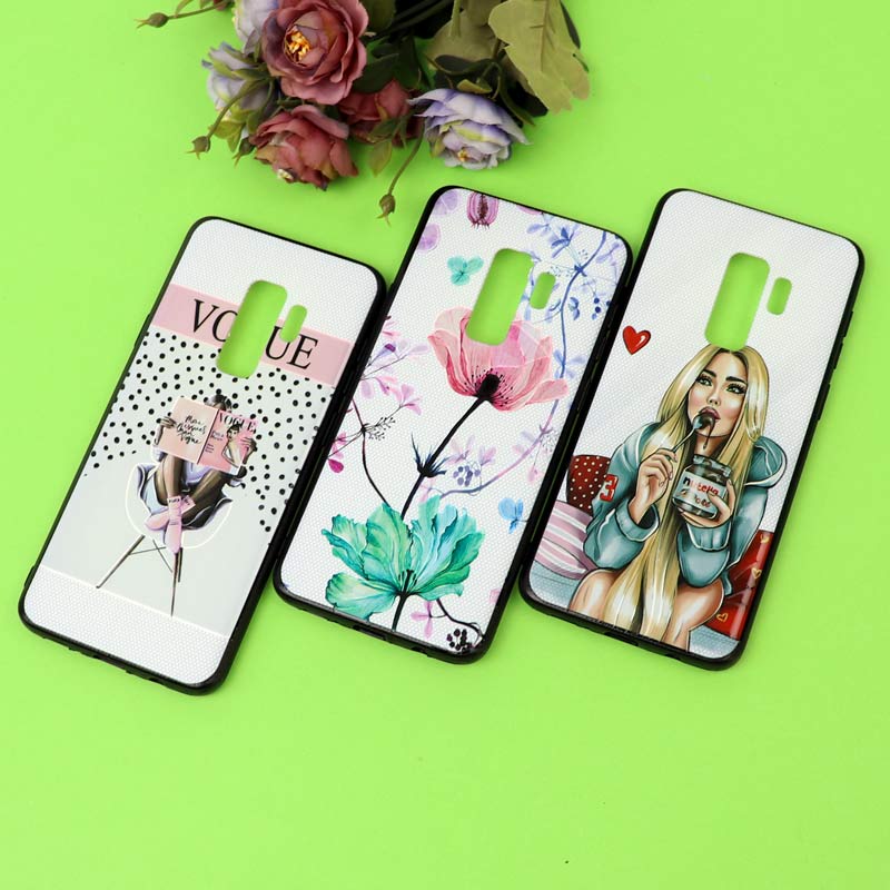 قاب فانتزی برجسته دخترانه سامسونگ S9 Plus سری 7