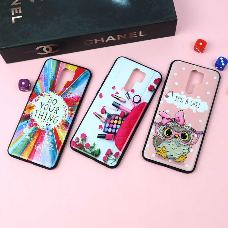 قاب فانتزی برجسته دخترانه شیائومی Redmi 9 سری 6
