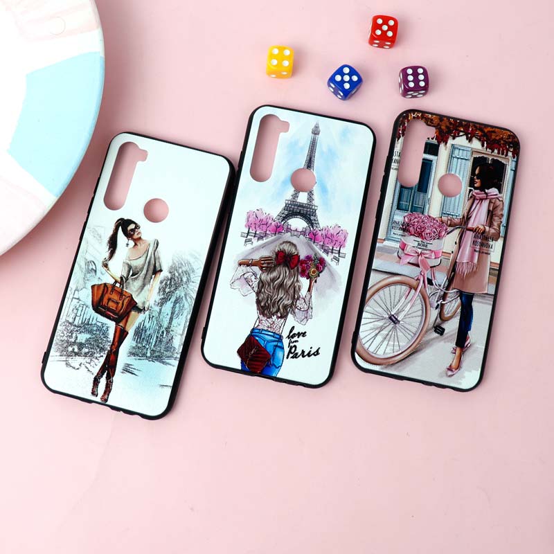 قاب فانتزی برجسته دخترانه شیائومی Redmi Note 8 سری 10