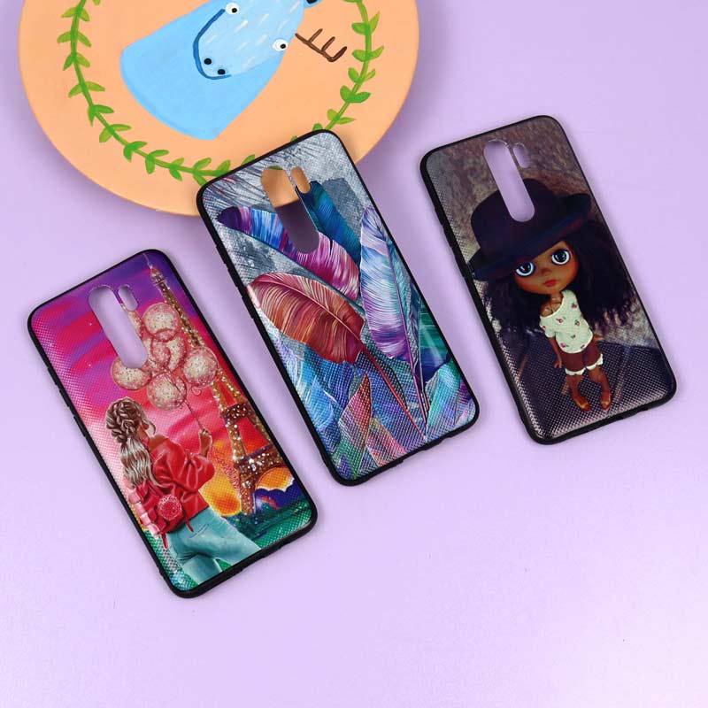 قاب فانتزی برجسته دخترانه شیائومی Redmi Note 8 Pro سری 3