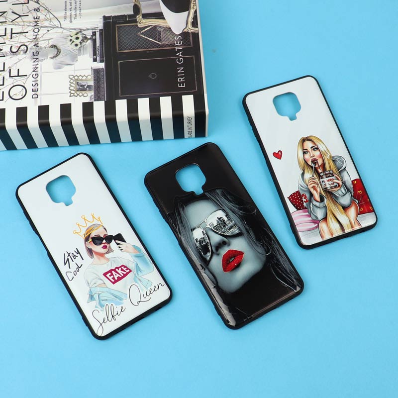 قاب فانتزی برجسته دخترانه شیائومی Redmi Note 9s سری 6