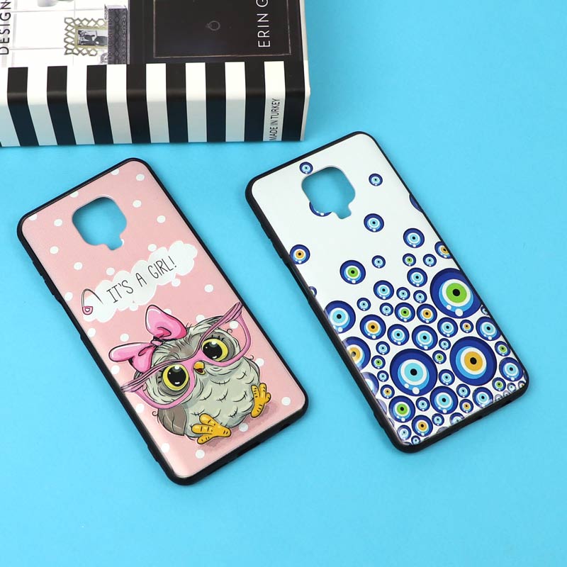 قاب فانتزی برجسته دخترانه شیائومی Redmi Note 9s سری 6