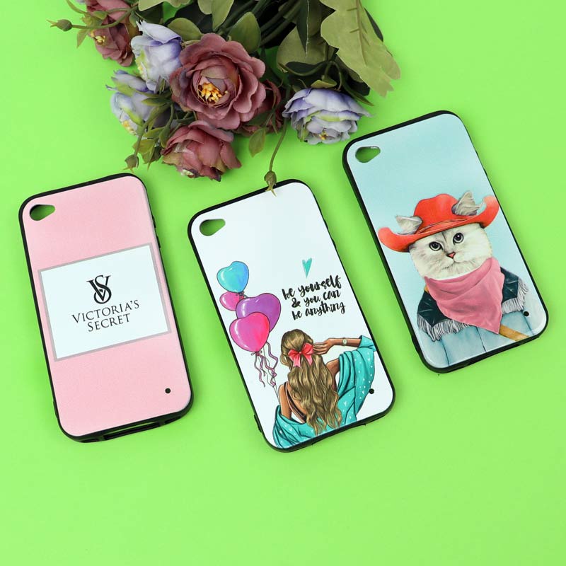 قاب فانتزی برجسته دخترانه آیفون iPhone 4/4s سری 7