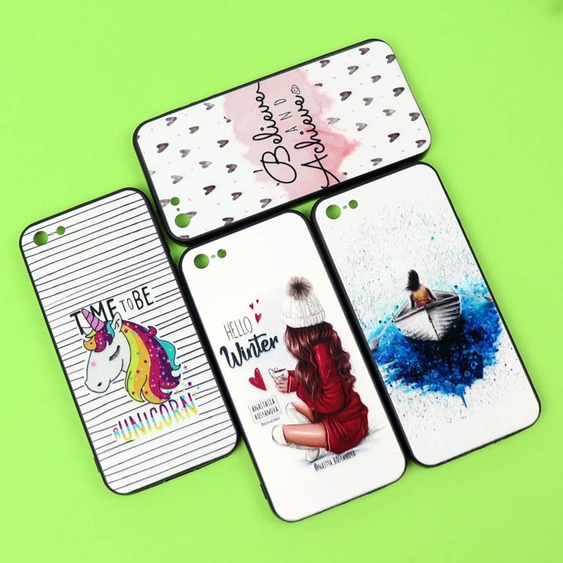 قاب فانتزی برجسته دخترانه آیفون iPhone 5/5s سری 7