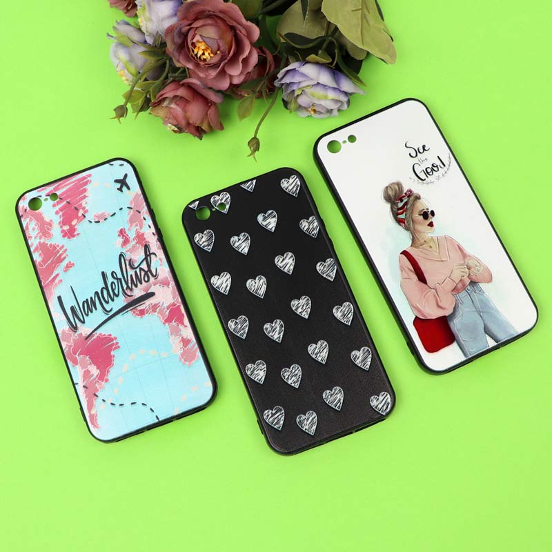 قاب فانتزی برجسته دخترانه آیفون iPhone 5/5s سری 7