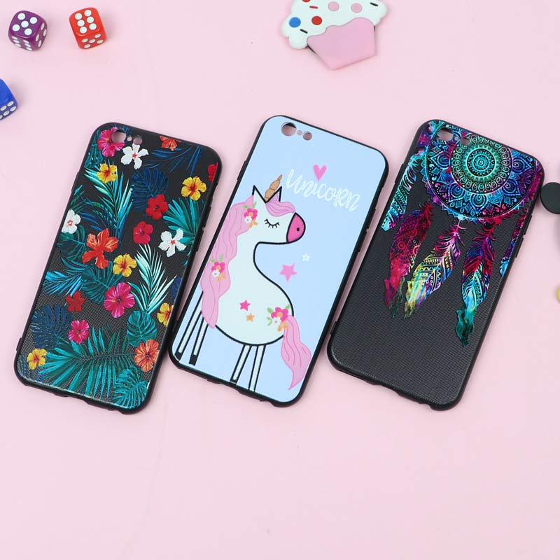 قاب فانتزی برجسته دخترانه آیفون iPhone 6/6s سری 7