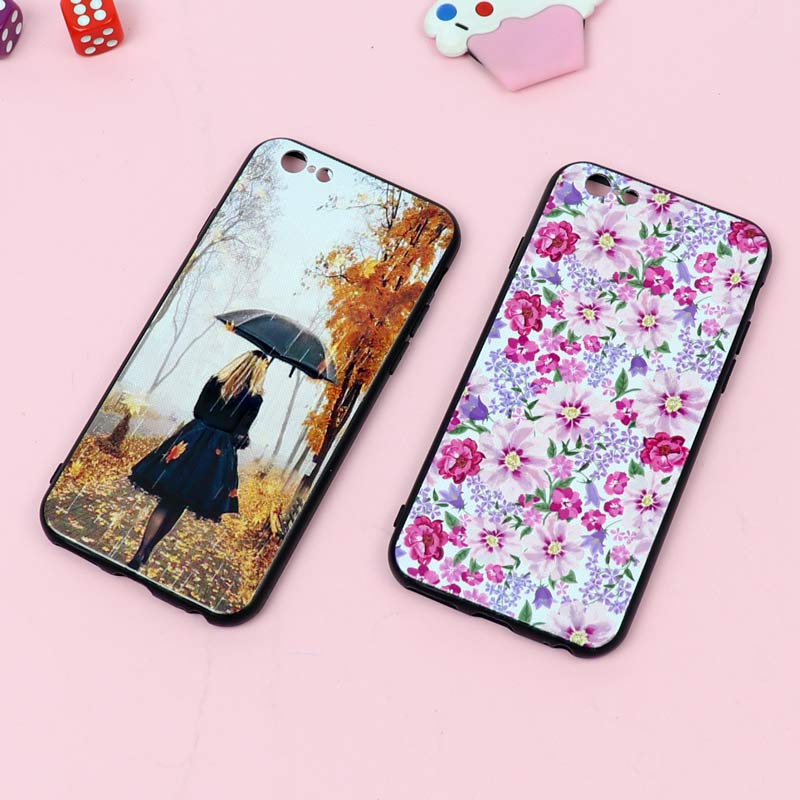 قاب فانتزی برجسته دخترانه آیفون iPhone 6/6s سری 7