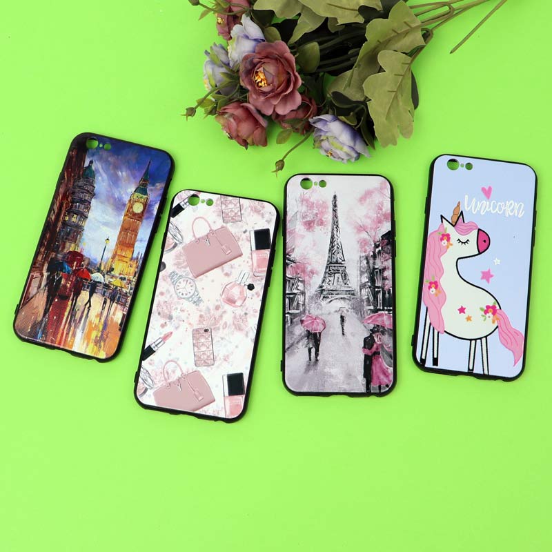 قاب فانتزی برجسته دخترانه آیفون iPhone 6/6s سری 7