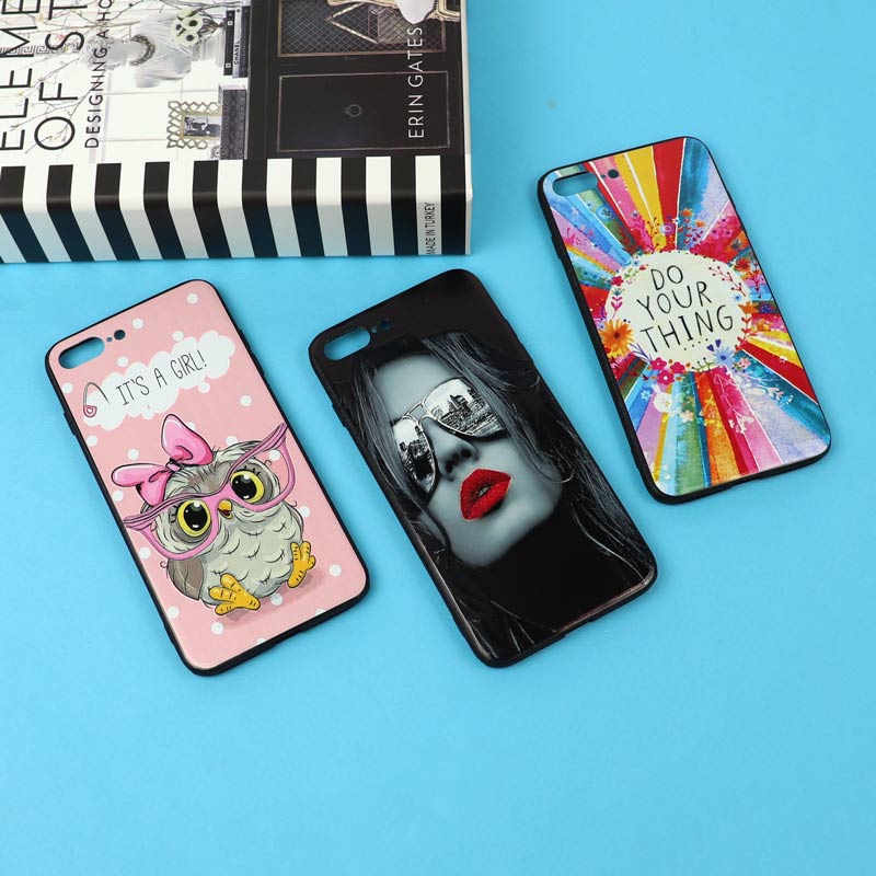 قاب فانتزی برجسته دخترانه آیفون iPhone 7 Plus / 8 Plus سری 6