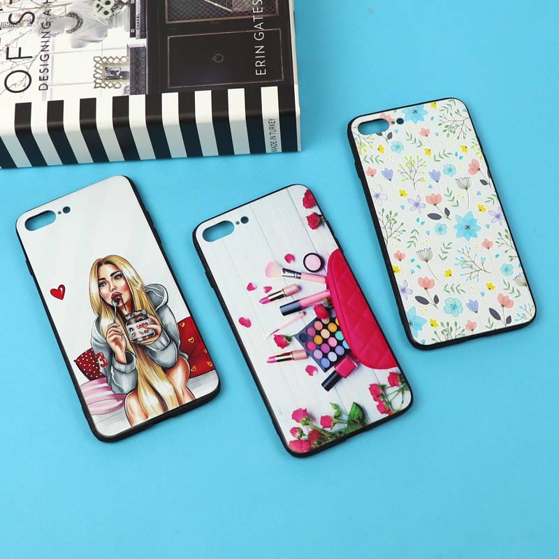 قاب فانتزی برجسته دخترانه آیفون iPhone 7 Plus / 8 Plus سری 6