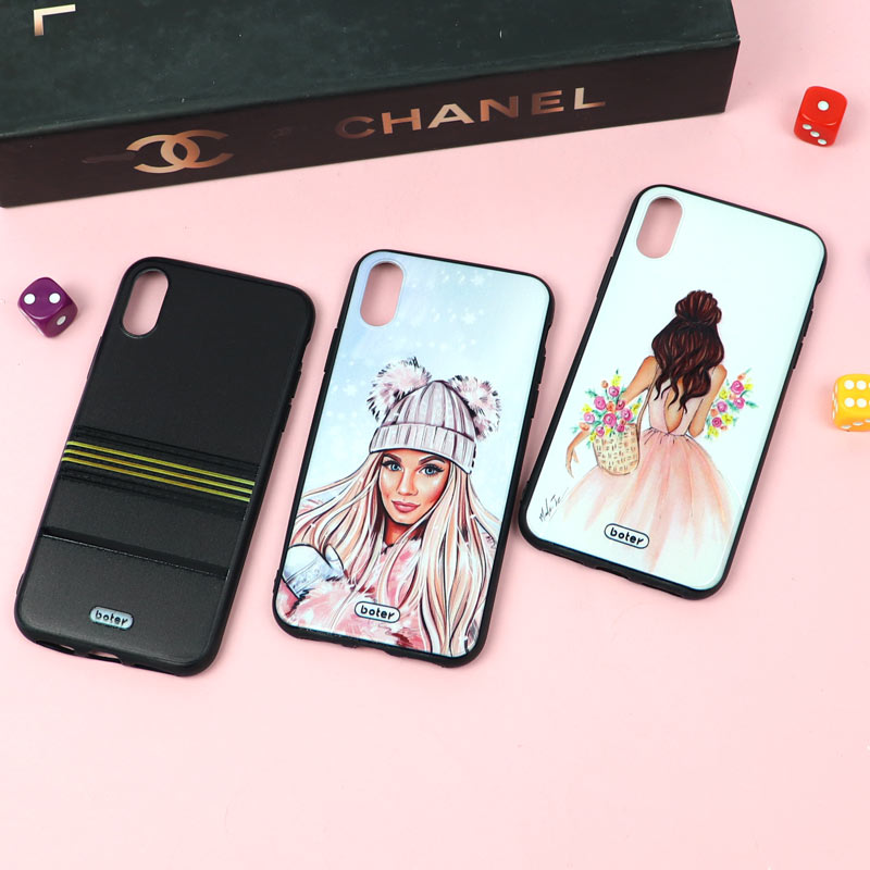 قاب فانتزی برجسته پسرانه آیفون iPhone X/XS سری 6