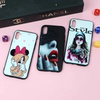 قاب فانتزی برجسته دخترانه آیفون iPhone X/XS سری 6