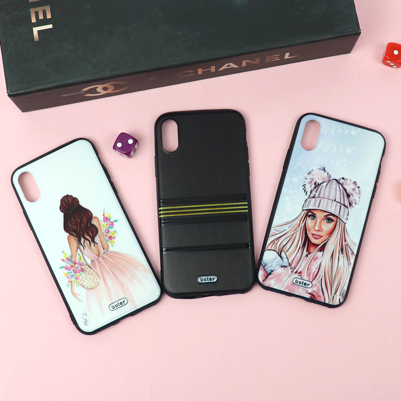 قاب فانتزی برجسته پسرانه آیفون iPhone X/XS سری 6