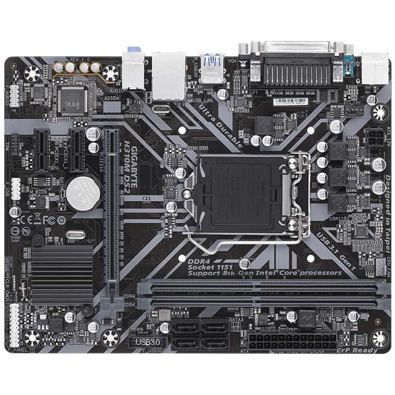 مادربرد گیگابایت H310M DS2 DDR4