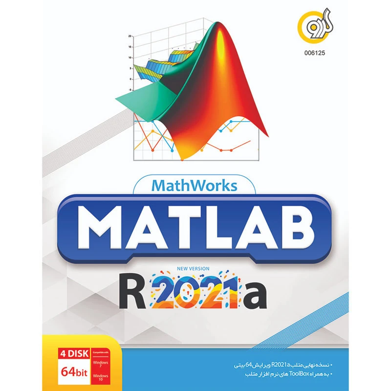 Matlab R2021a 4DVD گردو