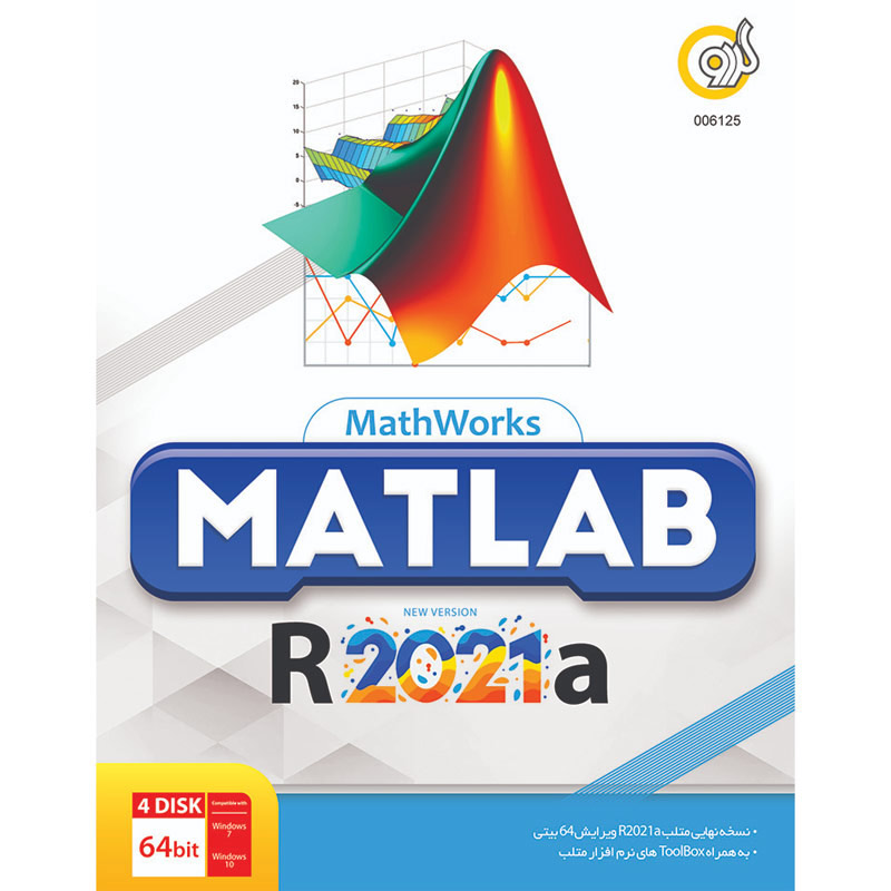 Matlab R2021a 4DVD گردو