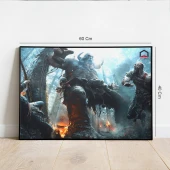 تابلو شاسی God Of War 4 40*60 کد 1