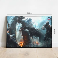تابلو شاسی God Of War 4 40*60 کد 1