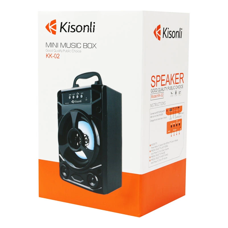 اسپیکر بلوتوث قابل حمل کیسونلی Kisonli KK-02