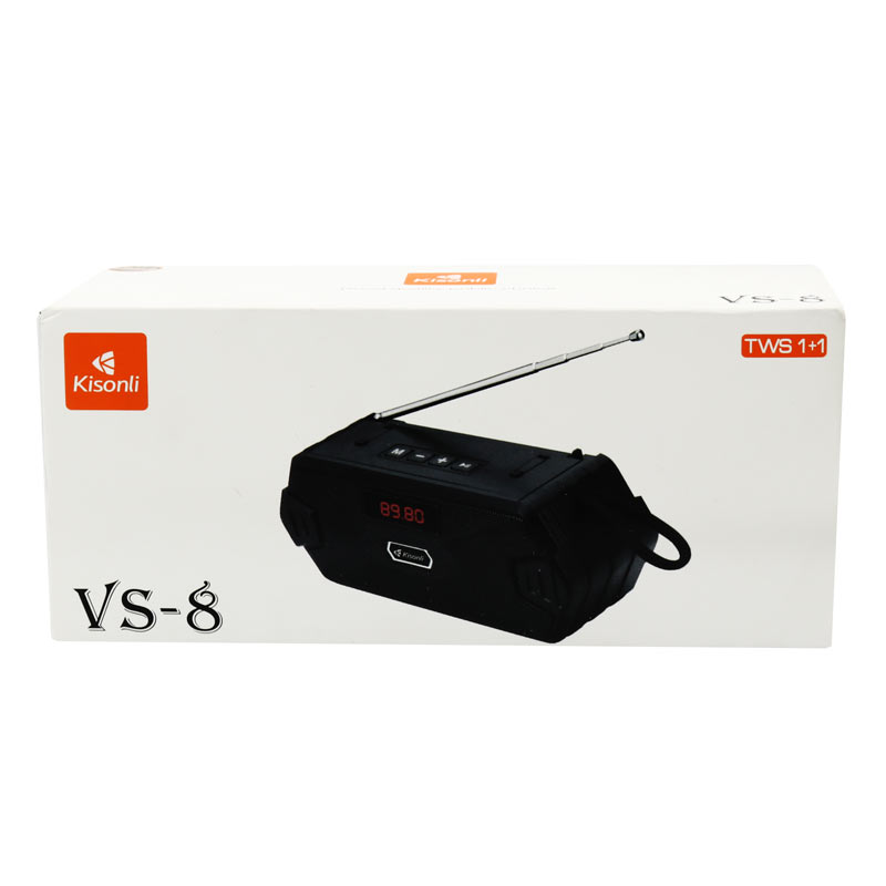 اسپیکر بلوتوثی قابل حمل کیسونلی مدل Kisonli VS-8