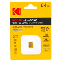 رم میکرو 64 گیگ کداک Kodak Ultra A1 V30 U3 C10 100MB/s