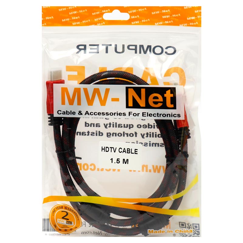 کابل MW-NET HDMI 1.5m پوست ماری