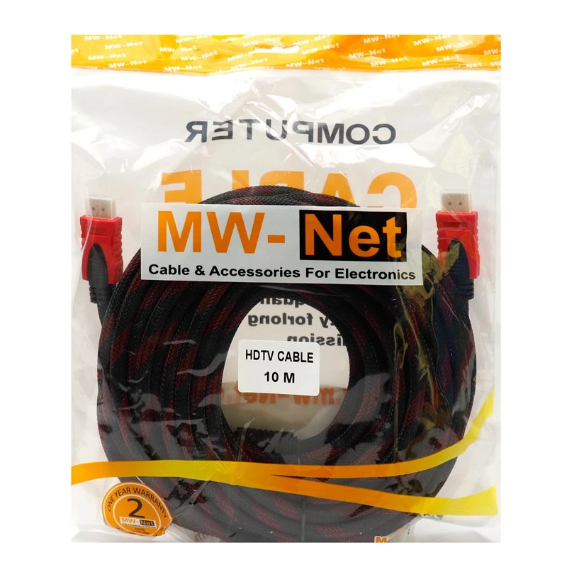 کابل HDMI پوست ماری MW-NET طول 10 متر
